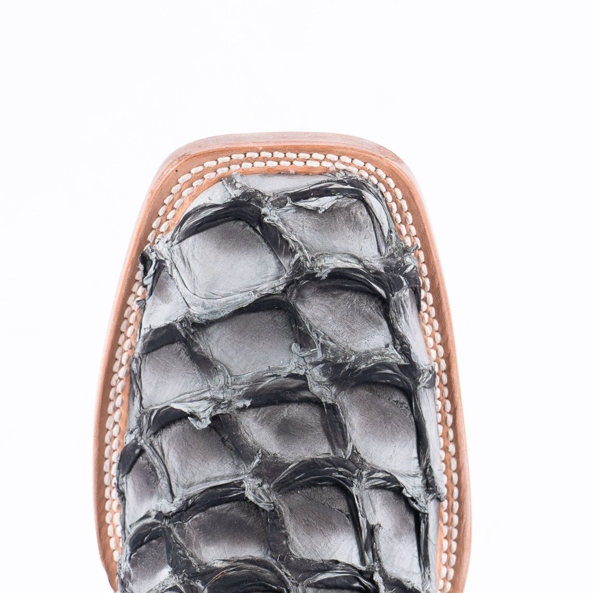 TANNER MARK MEN'S EXOTIC LEATHER Fish Mockingbird Grey Cowboy Boots - Rancho Sementalvariable